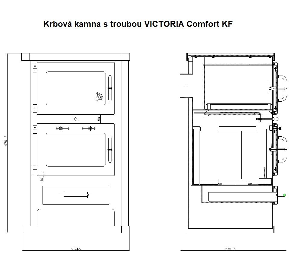 Krbová kamna COMFORT KF