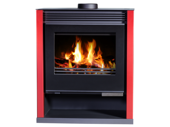 Krbová kamna RUBIN LUX ČERVENÁ