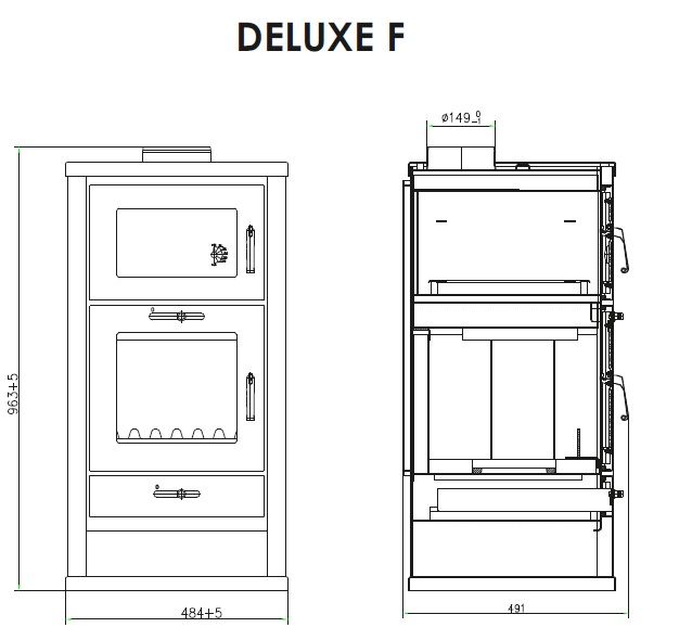 Krbová kamna DELUXE F