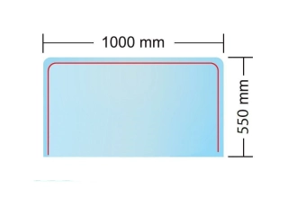 Pokladové sklo SOFIE 6mm